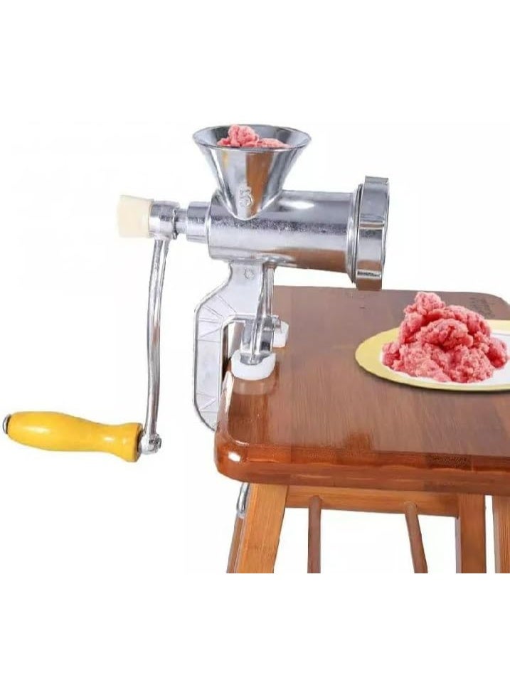 ماكينة فرم اللحوم اليدوية آلة صنع البسكويت -كامله مصنوعه من الزهر - مقاس 10 مفرمة لحوم وخضروات - Image 1